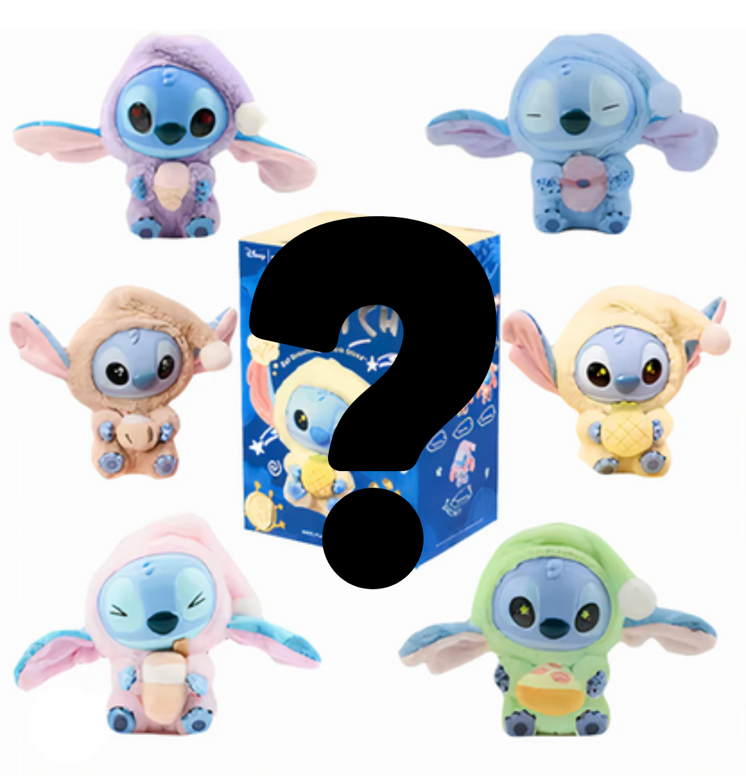 Caja misteriosa de edición limitada oficial de Disney® de Labubu Stitch