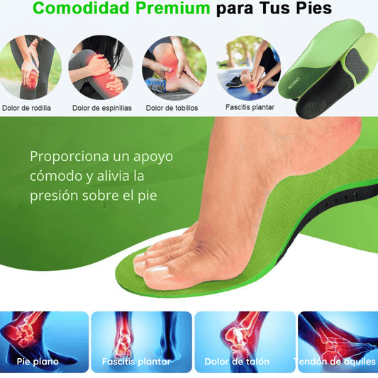 Plantillas Fascistep® + 7 secretos que los podólogos no quieren que sepas para aliviar tus pies.