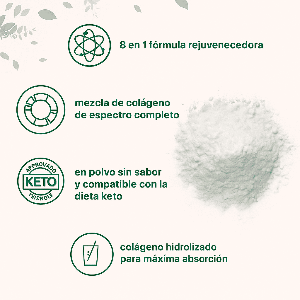 La Fórmula Secreta para Sentirte Joven, Bella y Fuerte - Multi Colágeno Péptidos