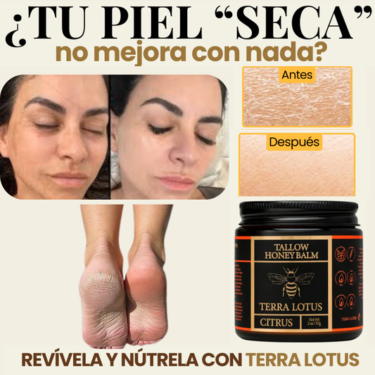 La formula ancestral para una piel suave, hidratada y luminosa - Terra Lotus Honey Balm