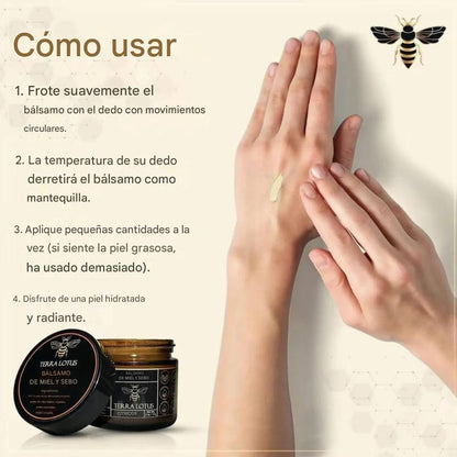 La formula ancestral para una piel suave, hidratada y luminosa - Terra Lotus Honey Balm